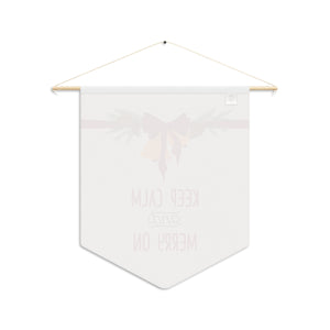 Holiday Pennant - Christmas Bell & Bow