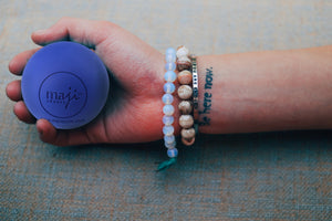 Natural Rubber Trigger Point Ball - Blue