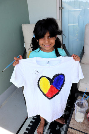 Fabric Painting Kit + Sustainable Toddler Tshirt