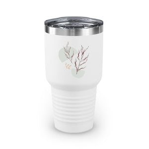 30oz Saddle Leaves Ringneck Tumbler