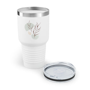 30oz Saddle Leaves Ringneck Tumbler