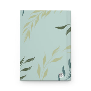 Metanoia Wellness - Aegean Windy Leaves Hardcover Journal - Back View