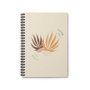 Metanoia Wellness - Autumn Palms Spiral Notebook - Front View