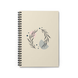 Metanoia Wellness - Circular Branches Spiral Notebook - Front View