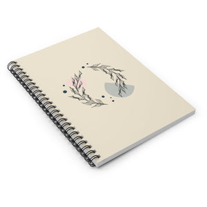 Metanoia Wellness - Circular Branches Spiral Notebook - Laid Flat