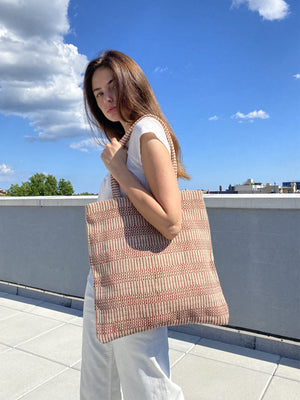 Metanoia Wellness - Dobi Daily Bag - Brown on Model
