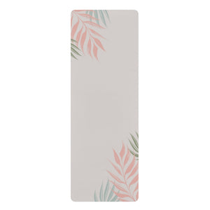 Metanoia Wellness - Dove Multi Palms Rubber Yoga Mat - Front View