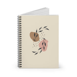 Metanoia Wellness - Infinity Leaves Spiral Notebook