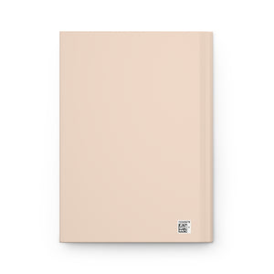 Metanoia Wellness - Light Salmon Hardcover Journal - Back View