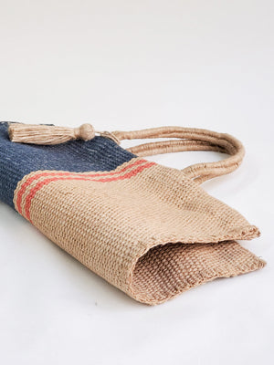 Metanoia Wellness - Maya Jute Tote Bag - Folded