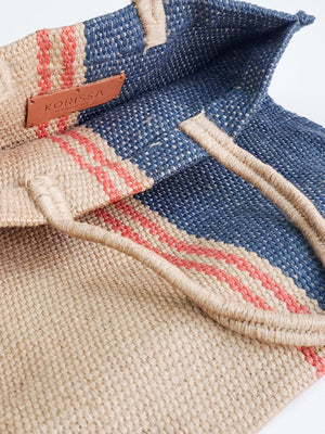 Metanoia Wellness - Maya Jute Tote Bag - Inside