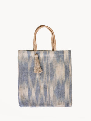 Metanoia Wellness - Nadi Jute Tote Bag - Blue