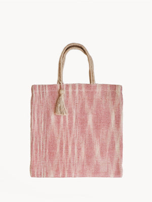Metanoia Wellness - Nadi Jute Tote Bag - Red
