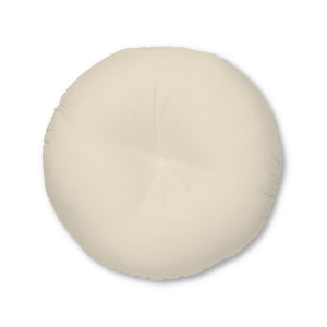 Metanoia Wellness - Round Tufted Floor Pillow - Ecru - 30x30