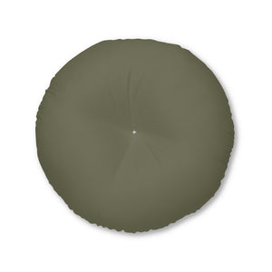 Metanoia Wellness - Round Tufted Floor Pillow - Hunter - 30x30