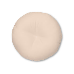 Metanoia Wellness - Round Tufted Floor Pillow - Light Salmon - 26x26