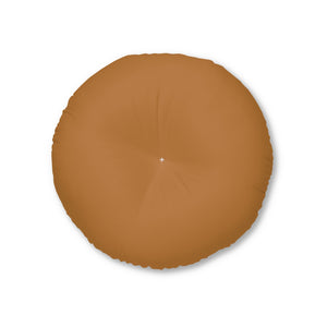 Metanoia Wellness - Round Tufted Floor Pillow - Terracotta - 26x26