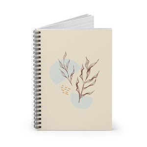 Metanoia Wellness - Saddle Leaves Spiral Notebook