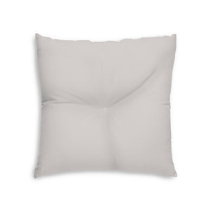 Metanoia Wellness - Square Tufted Floor Pillow - Dove - 26x26