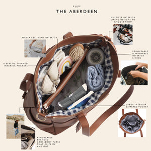 Aberdeen Leather Bag - Ebony