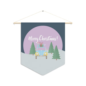 Holiday Pennant - Merry Christmas Nighttime