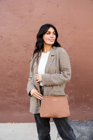 Aberdeen Leather Bag - Saddle