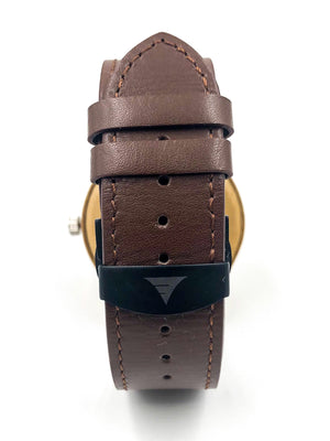 Kylemore - Bamboo Brown Leather Watch