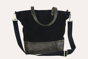 Boyfriend Tote Canvas - Black