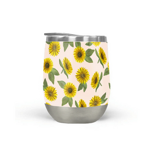 Sunflower Wine Tumbler