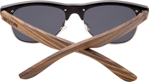 Real Ebony Brow-line Style Retro Shade Sunglasses