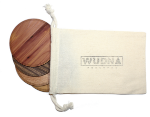 Wooden Coasters 4" Shape Options 4-Pack