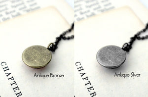Pluto and Charon Layered Space Necklace