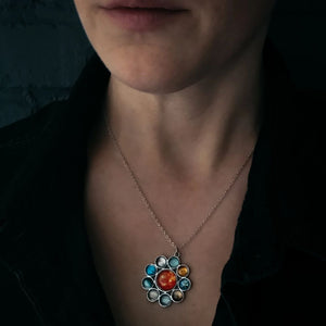 Solar System Halo Jewelry Set