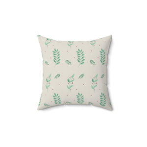 Polyester Square Holiday Pillowcase - Large Holly