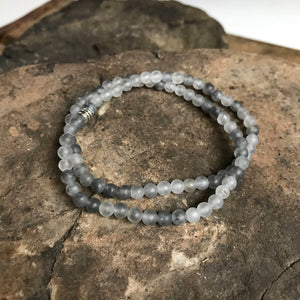 Cloud Quartz Mini Bead Bracelet