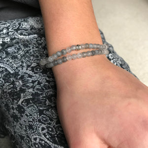 Cloud Quartz Mini Bead Bracelet