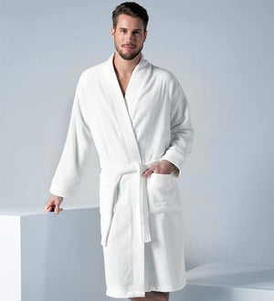 Men's Turkish Cotton Terry Cloth Kimono Robe