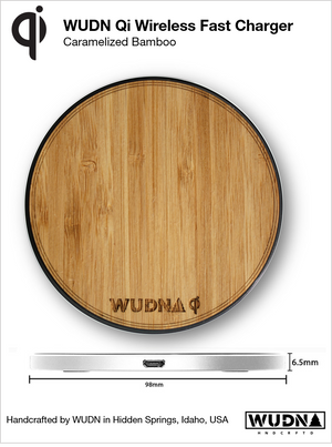 Wooden Qi Wireless Fast Charger