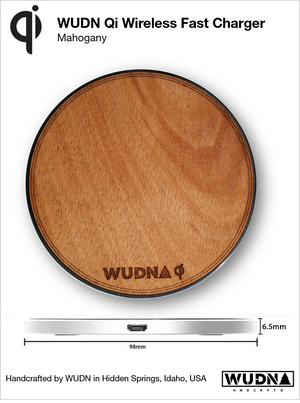 Wooden Qi Wireless Fast Charger