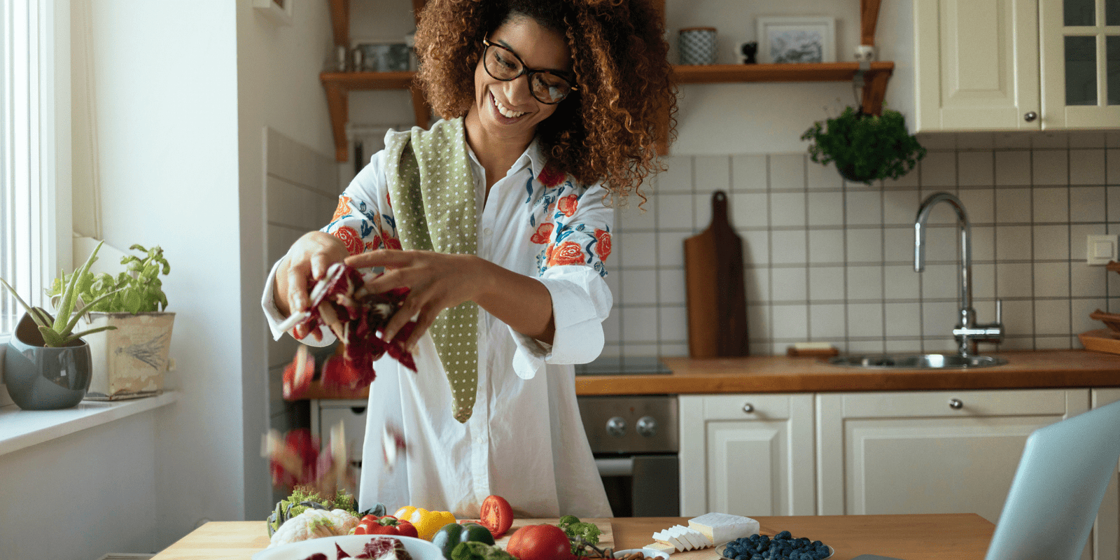 Woman Cooking