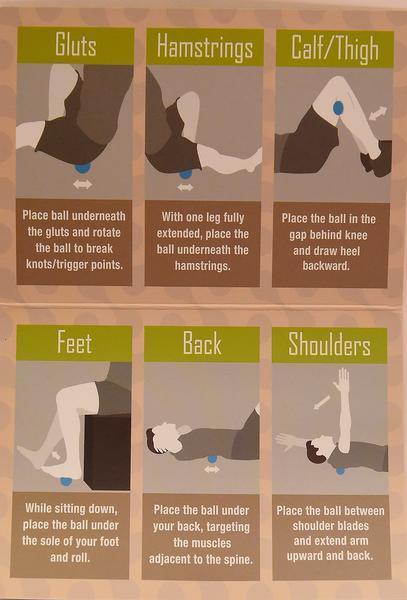 Natural Rubber Trigger Point Ball - Blue