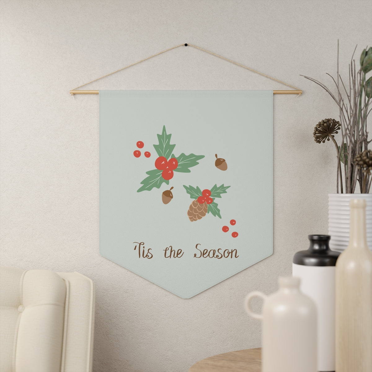 Holiday Pennant - Tis the Season