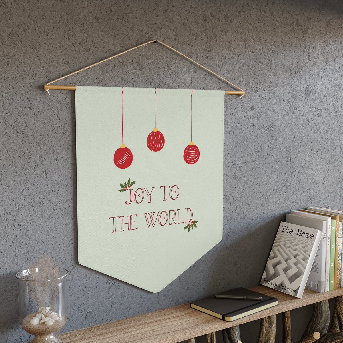 Holiday Pennant - Joy to the World