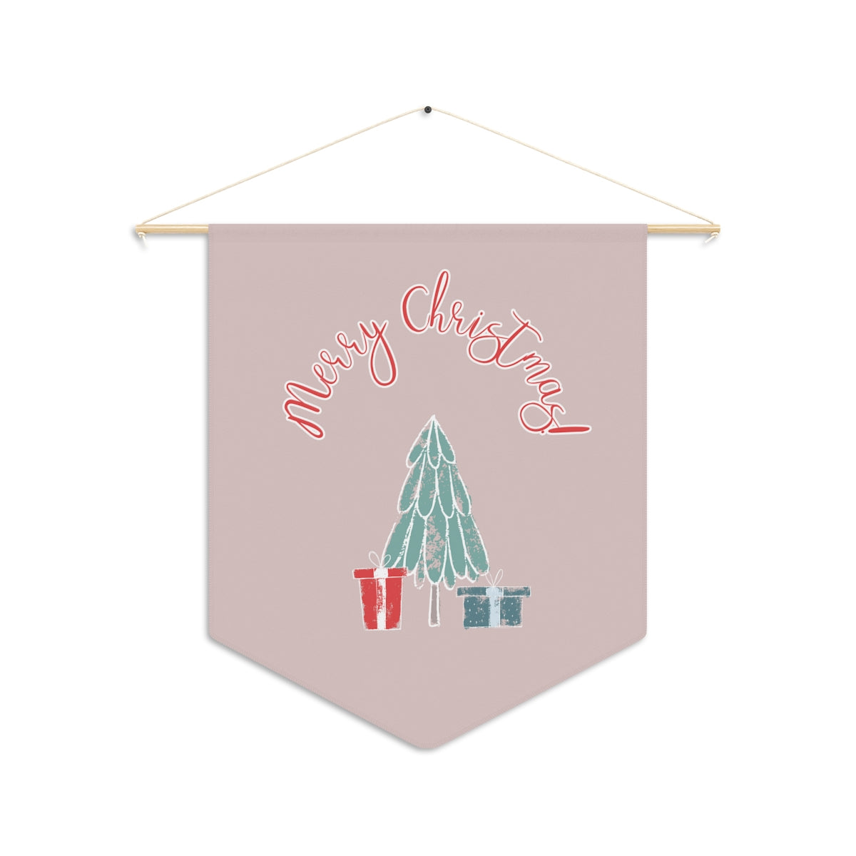 Holiday Pennant - Merry Christmas Tree