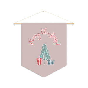 Holiday Pennant - Merry Christmas Tree