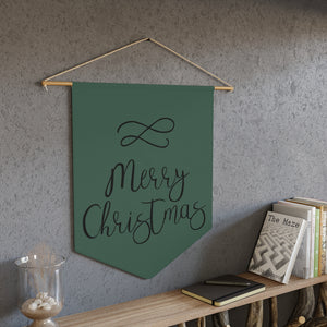 Holiday Pennant - Cursive Merry Christmas