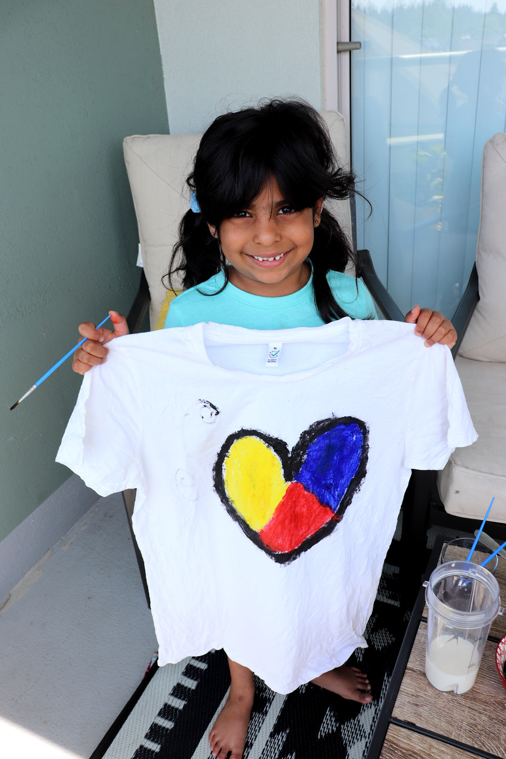 Fabric Painting Kit + Sustainable Toddler Tshirt