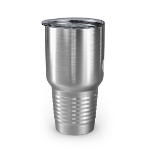 Metanoia Wellness - 30oz Half Moon Branch Ringneck Tumbler  in Stainless Steel - Right Side