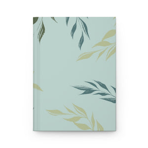 Metanoia Wellness - Aegean Windy Leaves Hardcover Journal - Front View