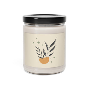 Metanoia Wellness - Black Leaves in Bowl Scented Soy Wax Candle - Closed